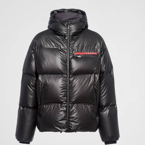 Prada Jackets Coats Prada Light Nylon Hooded Puffer Jacket
